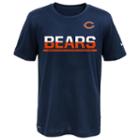 Boys 8-20 Nike Chicago Bears Practice Dri-fit Tee, Boy's, Size: M(10-12), Dark Blue