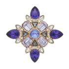 Dana Buchman Purple Simulated Crystal Pin, Women's, Multicolor