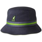 Men's Kangol Lahinch Striped Bucket Hat, Size: Small, Blue (navy)