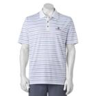 Men's Pebble Beach Classic-fit Striped Performance Golf Polo, Size: Xl, White