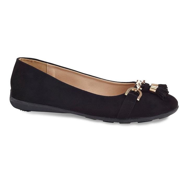 Henry Ferrera High 5 Women's Ballet Flats, Size: 10, Black