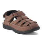Jumping Beans&reg; Lounge Toddler Boys' Fisherman Sandals, Size: 11, Med Brown