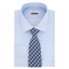 Men's Van Heusen Regular-fit Flex Collar Dress Shirt & Tie, Size: M-32/33, Blue Other