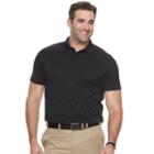 Big & Tall Van Heusen Air Ottoman Classic-fit Polo, Men's, Size: Xl Tall, Black