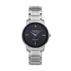 Armitron Men's Diamond Accent Stainless Steel Watch - 20/5263bksv, Size: Large, Grey