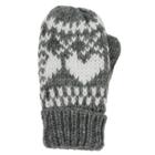 Girls 4-6x Igloos Heart Fairisle Mittens, Grey Other