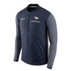 Men's Nike Pitt Panthers Coach Pullover, Size: Small, Blue (navy)