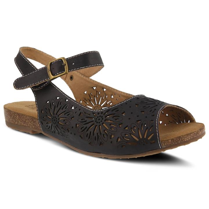 L'artiste By Spring Step Shiela Women's Sandals, Size: 39, Black