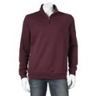 Men's Croft & Barrow&reg; Classic-fit Easy-care Fleece Jacket, Size: Small, Red