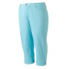 Plus Size Croft & Barrow&reg; Cuffed Capri Jeans, Women's, Size: 20 W, Turquoise/blue (turq/aqua)