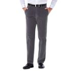 Men's Haggar Classic-fit Stretch Expandable Waistband Corduroy Pants, Size: 34x30, Med Blue