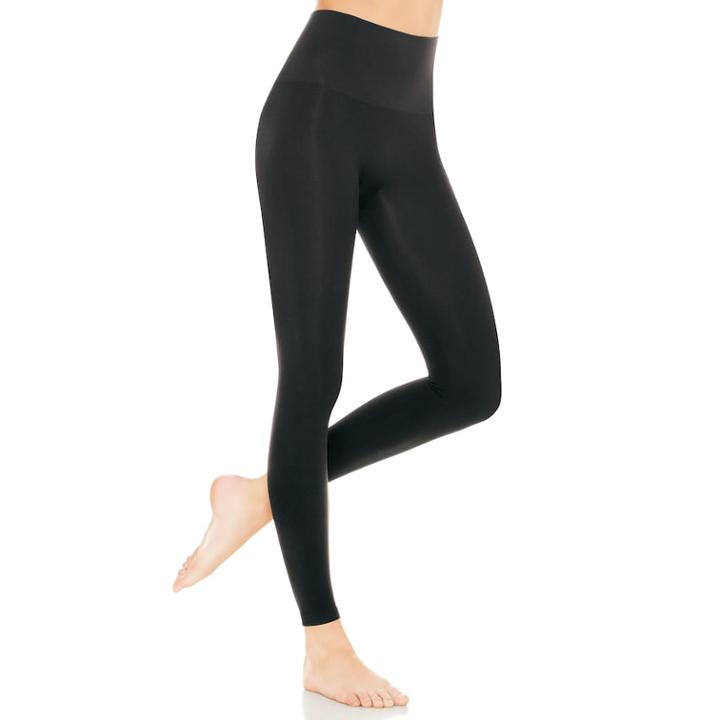 Plus Size Red Hot By Spanx Shaping Leggings - 1663p, Women's, Size: 1xl, Black