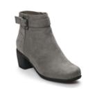 Croft & Barrow Baron Women's Ortholite High Heel Ankle Boots, Size: 7 Wide, Med Grey