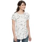 Women's Apt. 9&reg; Essential High-low Tunic, Size: Large, Natural