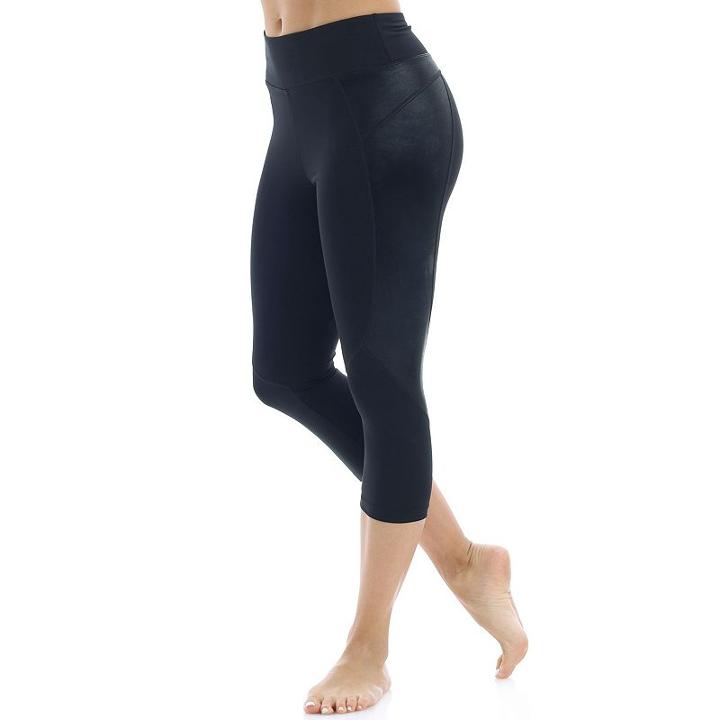 Women's Marika Ava Exhibition Capri Leggings, Size: Large, Black