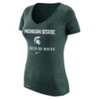 Women's Nike Michigan State Spartans Franchise Tee, Size: Xl, Green