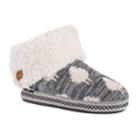 Women's Muk Luks Tenille Bootie Slippers, Size: Medium, Dark Grey