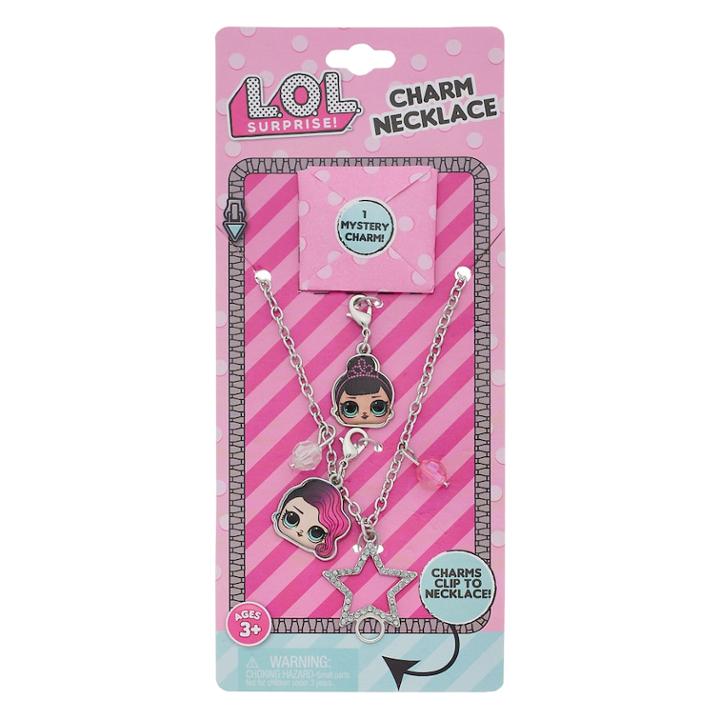 Girls 5-12 L.o.l. Surprise! Charm & Mystery Charm Necklace Set, Multicolor
