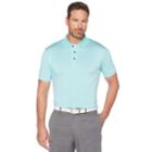 Men's Grand Slam Off Course Championship Striped Golf Polo, Size: Xxl, Blue