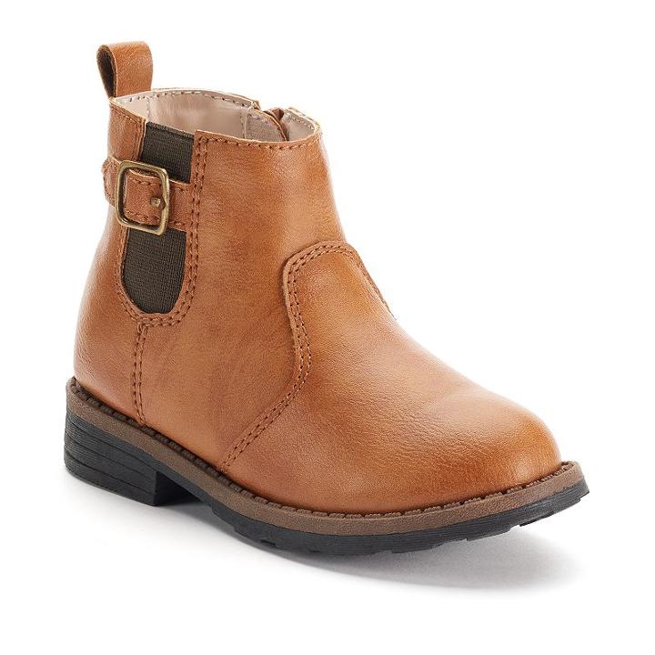 Carter's Farfala Toddler Girls' Ankle Boots, Girl's, Size: 5 T, Brown