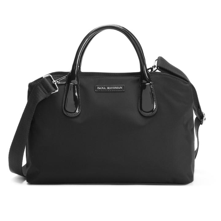Dana Buchman Large Convertible Satchel, Women's, Black