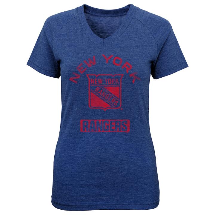 Girls 7-16 New York Rangers Flawless Tee, Size: L 14, Blue