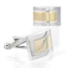 Men's Croft & Barrow&reg; Clark Cuff Links, Lt Yellow