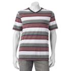Men's Method Classic-fit Mock-layer Tee, Size: Xl, Dark Red