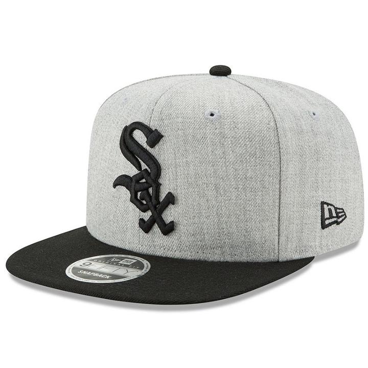 Adult New Era Chicago White Sox 9fifty Heather Action Snapback Cap, Ovrfl Oth