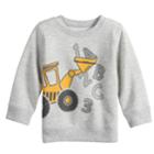 Baby Boy Jumping Beans&reg; Graphic Crew Pullover Top, Size: 24 Months, Light Grey