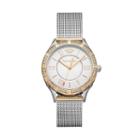 Juicy Couture Women's Arianna Crystal Two Tone Stainless Steel Mesh Watch, Size: Medium, Silver