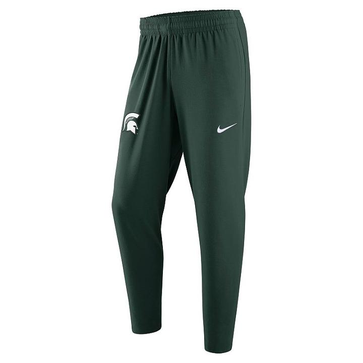Men's Nike Michigan State Spartans Elite Fleece Pants, Size: Medium, Green