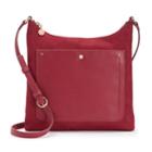 Lc Lauren Conrad Leah Crossbody Bag, Women's, Dark Pink