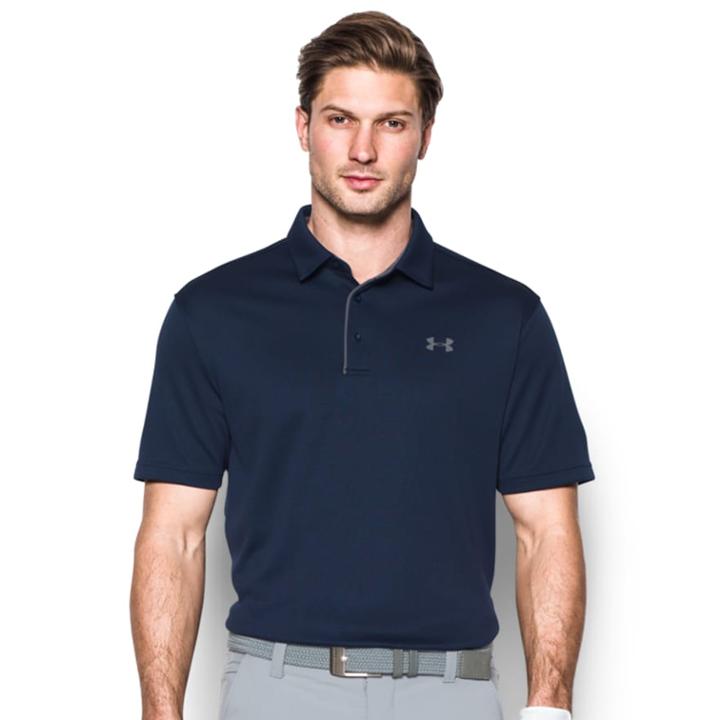 Men's Under Armour Tech Polo, Size: Large, Blue (navy)
