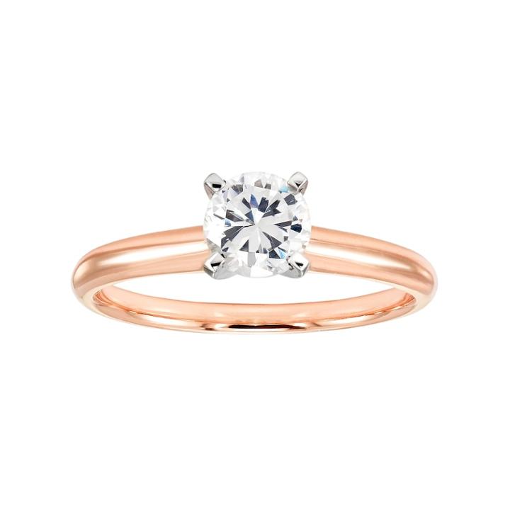 Evergreen Diamonds 1 Carat T.w. Igl Certified Lab-created Diamond Solitaire Engagement Ring, Women's, Size: 9, White