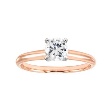 Evergreen Diamonds 1 Carat T.w. Igl Certified Lab-created Diamond Solitaire Engagement Ring, Women's, Size: 9, White