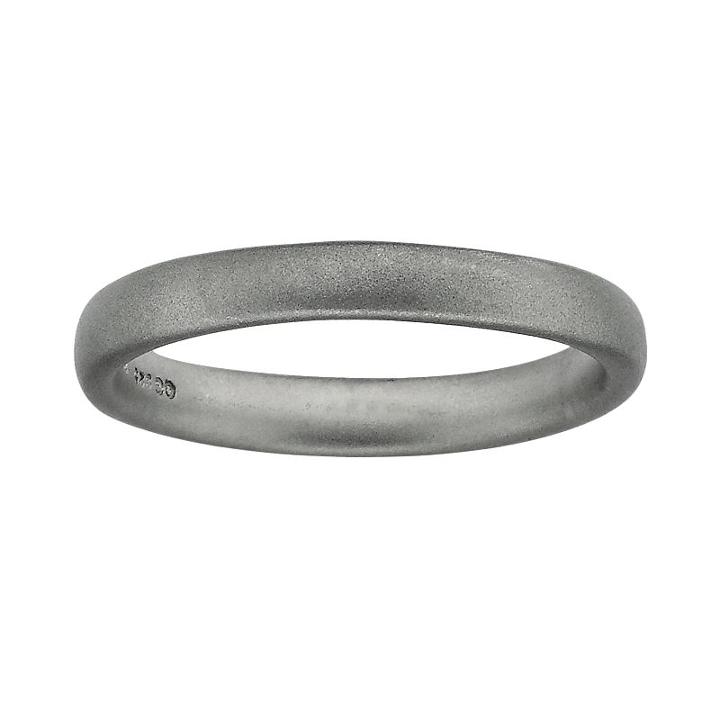 Stacks And Stones Sterling Silver Satin Finish Stack Ring, Women's, Size: 9, Grey