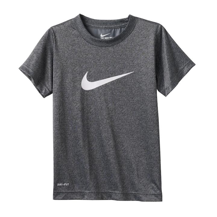 Boys 4-7 Nike Dri-fit Performance Jersey Tee, Size: 4, Grey Other