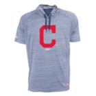 Men's Stitches Cleveland Indians Hooded Tee, Size: Xxl, Blue (navy)