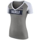 Women's Nike Ole Miss Rebels Football Top, Size: Xl, Dark Grey