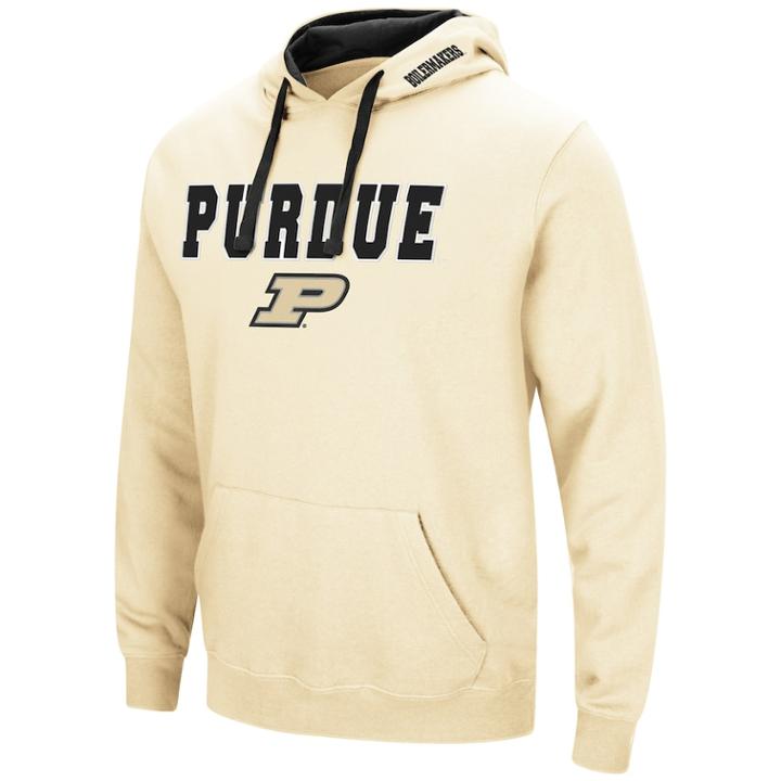 Men's Purdue Boilermakers Pullover Fleece Hoodie, Size: Xl, Oxford