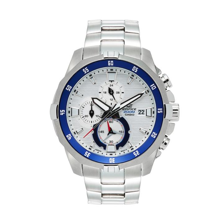 Casio Men's Edifice Marine Stainless Steel Chronograph Watch - Efm502d-7a, Size: Large, Grey