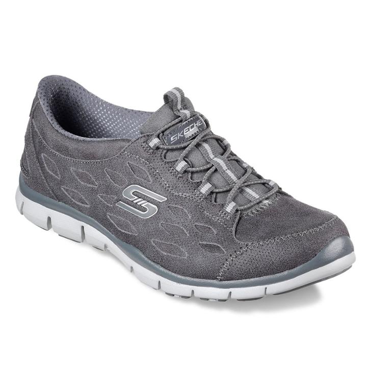 Skechers Gratis Simply Serene Women's Sneakers, Size: 9.5, Dark Grey