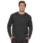 Big & Tall Croft & Barrow&reg; Sweater Fleece Crewneck Tee, Men's, Size: 4xb, Dark Grey