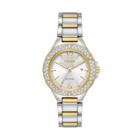 Citizen Eco-drive Women's Silhouette Crystal Two Tone Stainless Steel Watch - Fe1164-53a, Size: Medium, Multicolor