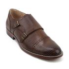 Xray Vermin Men's Monk Strap Dress Shoes, Size: Medium (8), Brown