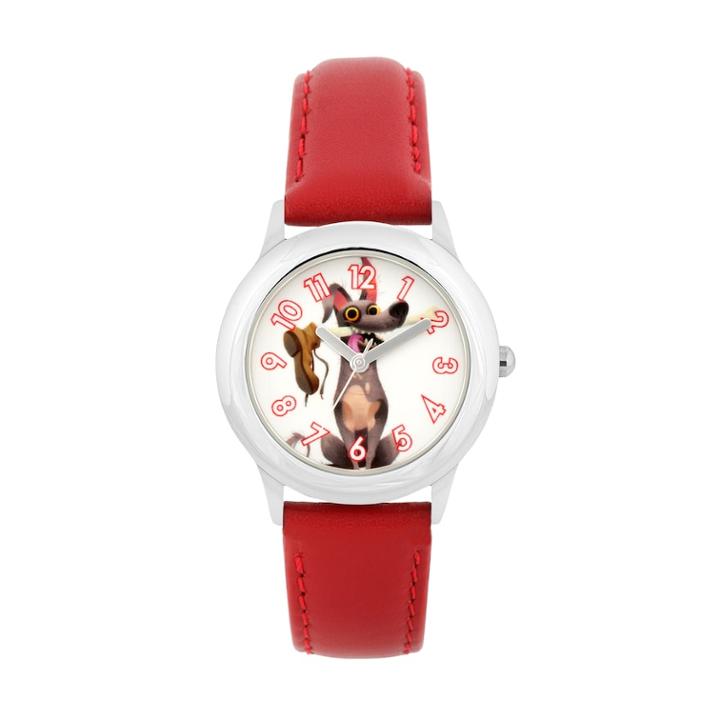 Disney Pixar Coco Kids' Dante Leather Watch, Boy's, Size: Medium, Red