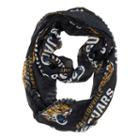 Jacksonville Jaguars Sheer Infinity Scarf, Women's, Black