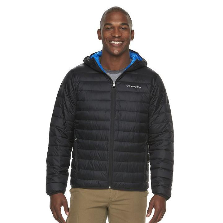 Big & Tall Columbia Elm Ridge Hooded Puffer Jacket, Men's, Size: Xxl Tall, Grey (charcoal)