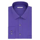 Big & Tall Van Heusen Regular-fit Flex Collar Pincord Wrinkle-free Dress Shirt, Men's, Size: 16.5 35/6t, Purple Oth
